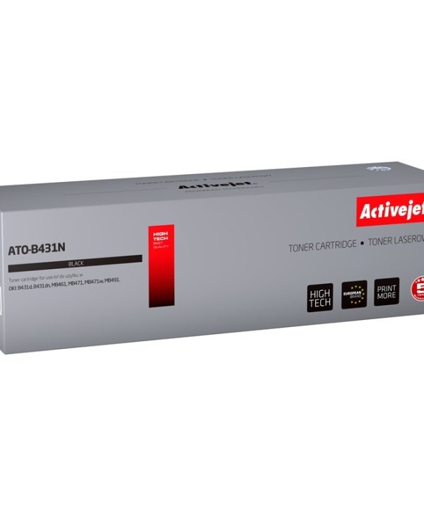 Activejet ATO-B431N Toner For OKI 44574902 Black 10k Pgs