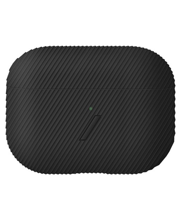 Native Union Airpod Pro Curve Textured Silicone Case Wireless Charging Black APPRO-CRVE-BLK