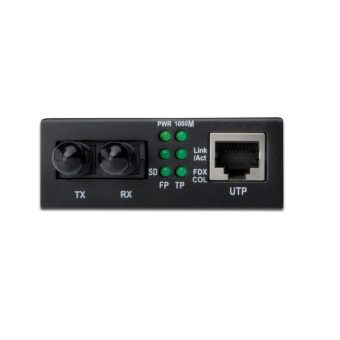 Digitus Fiber Gigabit Media Converter RJ45 Multi-Mode 0.5km Black DN-82110-1 - Image 3