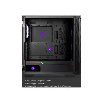 MSI MPG VELOX 100R Midi Tower Tempered Glass Black 306-7G18R21-809 - Image 9