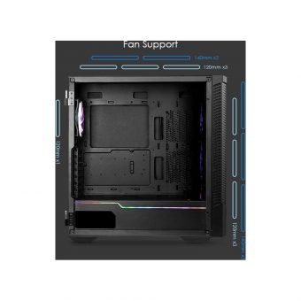 MSI MPG VELOX 100R Midi Tower Tempered Glass Black 306-7G18R21-809 - Image 10