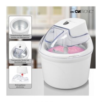 Clatronic ICM 3764 Ice Cream Maker White 4006160639568