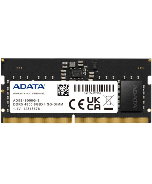 Adata Premier 8GB DDR5 4800MHz CL40 1xR SO-DIMM Tray AD5S48008G-S