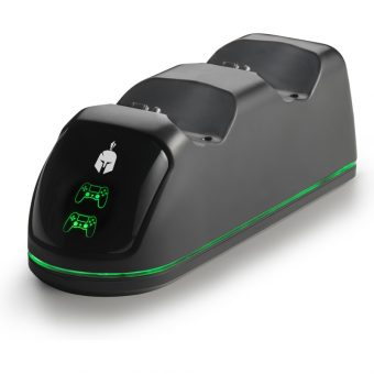 Spartan Gear Dual Charging Dock Station For Playstation 4 Controller Black 5207011008079