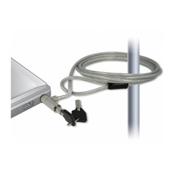 Delock Navilock Security Cable Key Lock 1.8m Steel for Noble Wedge & HP Elite X2 20654 - Image 2