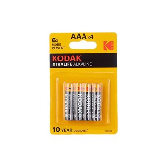 Kodak XTRALIFE AAA Alkaline Batteries 4Pcs 887930951998
