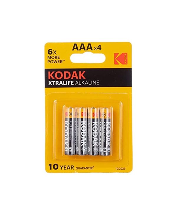 Kodak XTRALIFE AAA Alkaline Batteries 4Pcs 887930951998