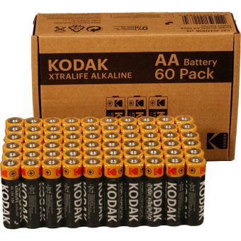 Kodak XTRALIFE AA alkaline battery pack of 60pcs - Image 4