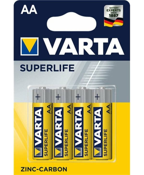 Varta Superlife AA Zinc battery pack of 4pcs 4008496556267