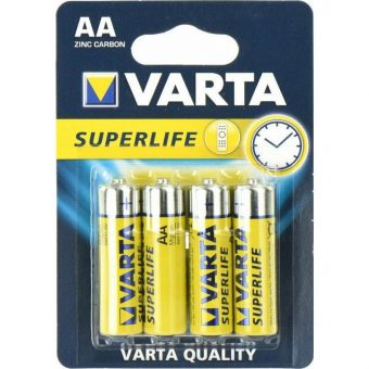 Varta Superlife AA Zinc battery pack of 4pcs 4008496556267 - Image 2