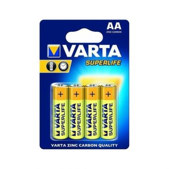 Varta Superlife AA Zinc battery pack of 4pcs 4008496556267 - Image 3