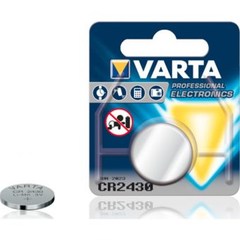 Varta Professional Electronics Μπαταρία Λιθίου Ρολογιών CR2430 3V 1τμχ 4008496276929
