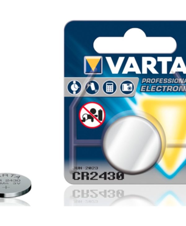 Varta Professional Electronics Μπαταρία Λιθίου Ρολογιών CR2430 3V 1τμχ 4008496276929