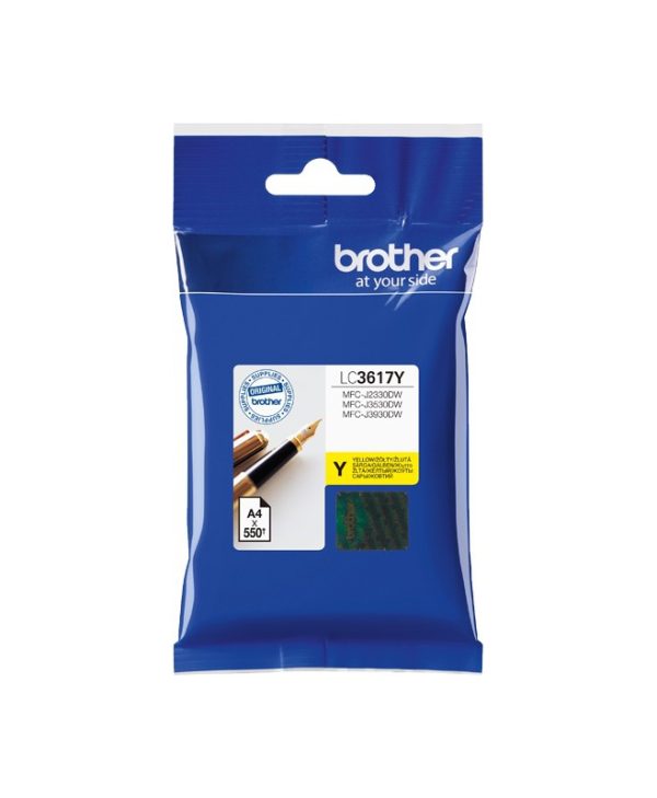 Brother LC-3617Y Ink Yellow 550 Pgs