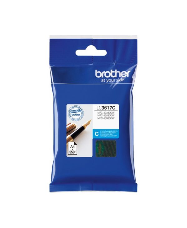 Brother LC-3617C Ink Cyan 550 Pgs
