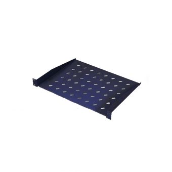 Mirsan 19" 1U Rack-Shelf 35cm 20Kgr Black RAK1U35.01