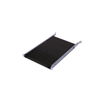 Mirsan 19" 1U Rack-Shelf 55-65cm 20Kgr Telescopic Black HRK80.01