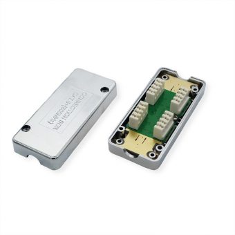 Value STP LSA Cat.6a Network Junction Box Silver 21.99.3049-25