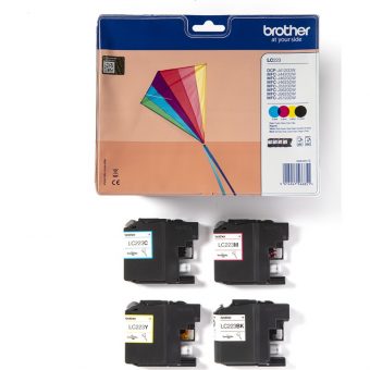[X] Brother LC223VALBP Ink Multipack BK/C/M/Y [X] - Image 2