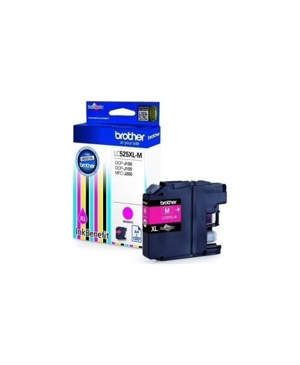 Brother LC525XLM Ink Magenta 1.3k Pgs