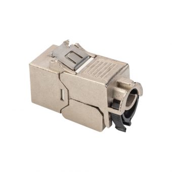 Digitus Keystone Module Coupler STP RJ45 Cat.6a Tool-Free Silver 24pics DN-93619-24 - Image 2