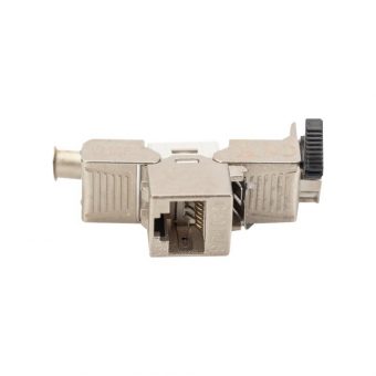 Digitus Keystone Module Coupler STP RJ45 Cat.6a Tool-Free Silver 24pics DN-93619-24 - Image 3