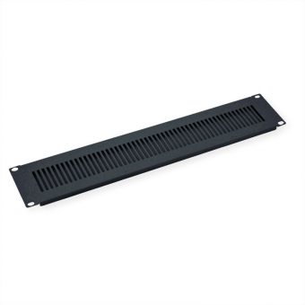 Value 19" 2U Ventilation Panel (Cover) Black 26.99.0320-10