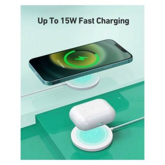 AUKEY LC-A1 Aircore Qi & Magsafe Compatible 15W White 692041999339 - Image 4