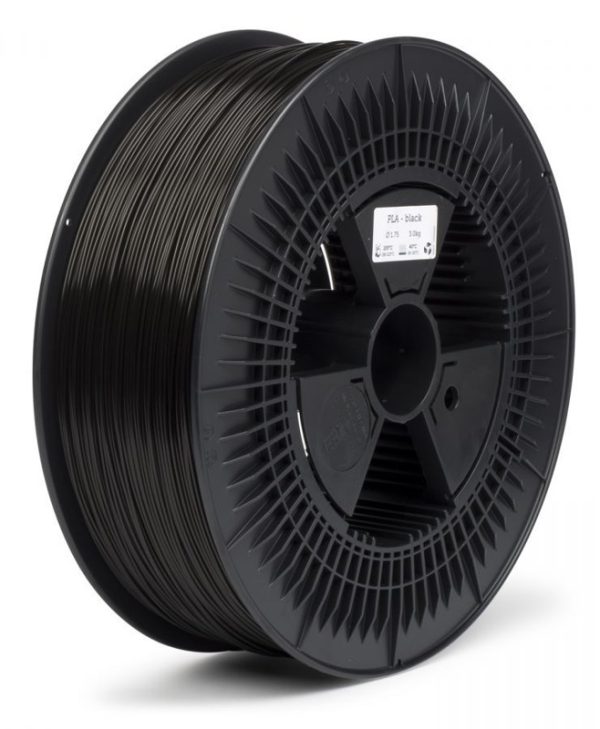 Real 3D Printer Filament PLA 2.85mm 5Kg Black NLPLABLACK5000MM3