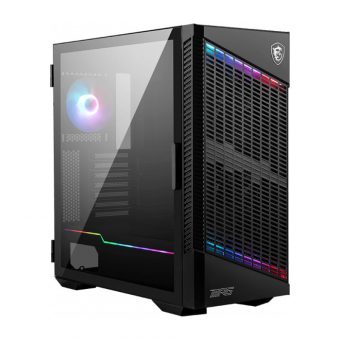 MSI MPG Velox 100P Airflow Midi Tower Tempered Glass Black 306-7G18P21-809