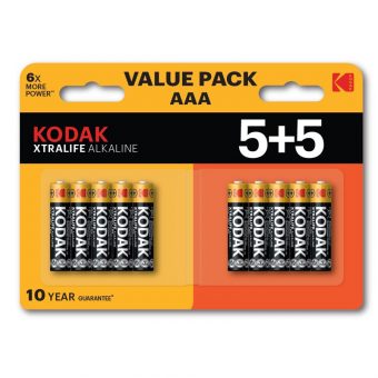 Kodak XTRALIFE AAA Alkaline battery 10pcs 887930423464