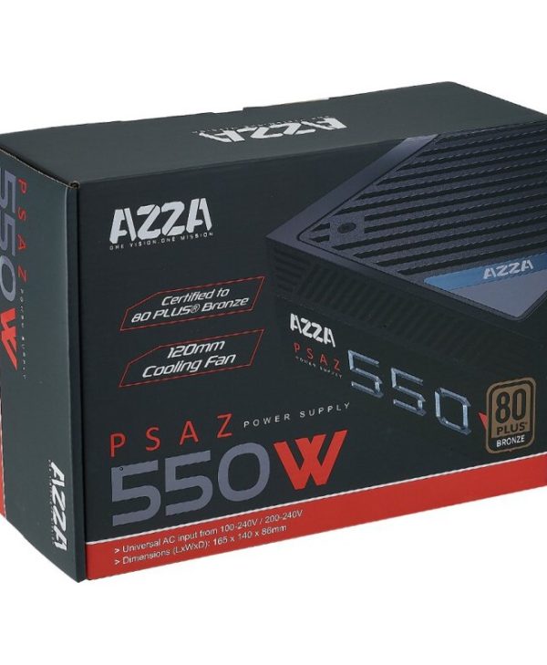 AZZA PSAZ 550W 12cm Fan Non-Modular 80+ Bronze AD-Z550