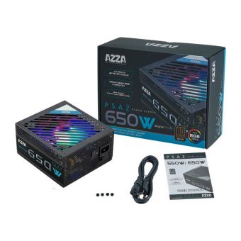 AZZA PSAZ 650W ARGB 12cm Fan Non-Modular 80+ Bronze AD-Z650-Digital-RGB - Image 4