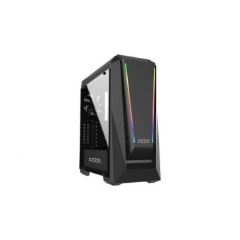 AZZA Chroma 410A Midi Tower Tempered Glass Black CSAZ-410A