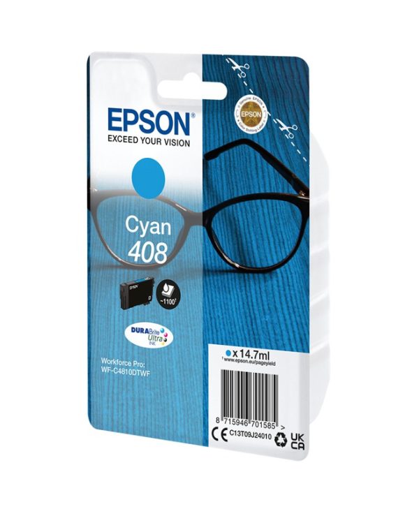Epson 408 Ink Cyan 14.7ml C13T09J24010