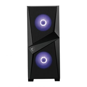 MSI MAG Forge 100M RGB Tempered Glass Midi Tower Black 306-7G03M21-809 - Image 4