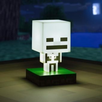 Paladone Minecraft - "Skeleton Icon" Light PP8999MCF