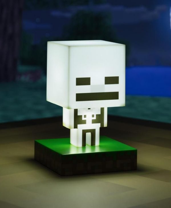 Paladone Minecraft - "Skeleton Icon" Light PP8999MCF