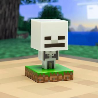 Paladone Minecraft - "Skeleton Icon" Light PP8999MCF - Image 2