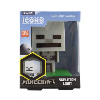 Paladone Minecraft - "Skeleton Icon" Light PP8999MCF - Image 4
