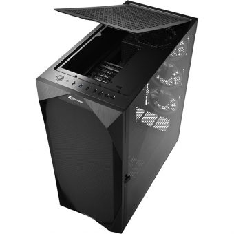 Sharkoon REV300 Full Tower Tempered Glass Black 4044951032129 - Image 3