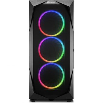 Sharkoon REV300 Full Tower Tempered Glass Black 4044951032129 - Image 7
