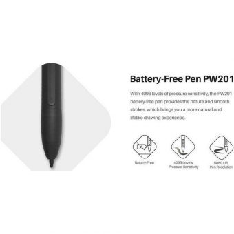 Huion H430P Digitizer με Γραφίδα Σχεδίασης Black 6930444800789 - Image 5