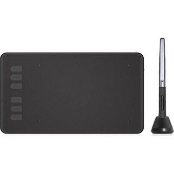 Huion H640P Digitizer με Γραφίδα Σχεδίασης Black 6930444800611