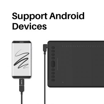 Huion H1161 Digitizer με Γραφίδα Σχεδίασης Black 6930444801250 - Image 6