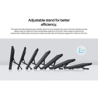 Huion Kamvas 22 PLUS  Digitizer με Όθονη και Γραφίδα Σχεδίαση 21.5" Black 6930444801762 - Image 16