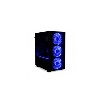 iBox Passion V4 RGB Mini-Tower Tempered Glass Black OPV4 - Image 4