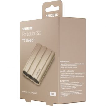 Samsung Portable SSD T7 Shield 1TB USB-C 3.1 Beige MU-PE1T0K - Image 11