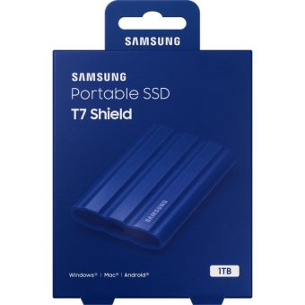 Samsung Portable SSD T7 Shield 1TB USB-C 3.1 Blue MU-PE1T0R - Image 8