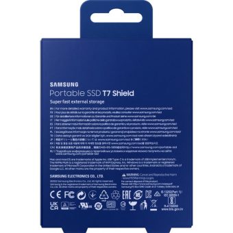 Samsung Portable SSD T7 Shield 1TB USB-C 3.1 Blue MU-PE1T0R - Image 9